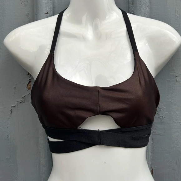 Koral bronze Sports  Bra, Small - Picture 1 of 9